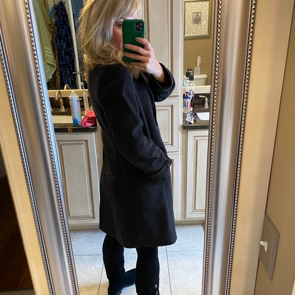 EC Preston & York CharcoalGrey wool coat - Picture 7 of 16